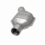 MagnaFlow universal catalytic converter 2.5 inch inlet/outlet stainless steel CARB compliant 458076