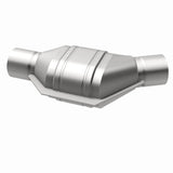 MagnaFlow universal catalytic converter 2.5 inch inlet/outlet stainless steel CARB compliant 458076