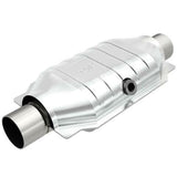 MagnaFlow universal catalytic converter 2.5 inch inlet/outlet stainless steel CARB compliant OBDII 459056
