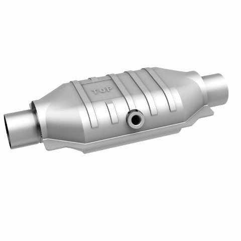 MagnaFlow universal catalytic converter 2.5 inch inlet/outlet stainless steel CARB compliant OBDII 459056