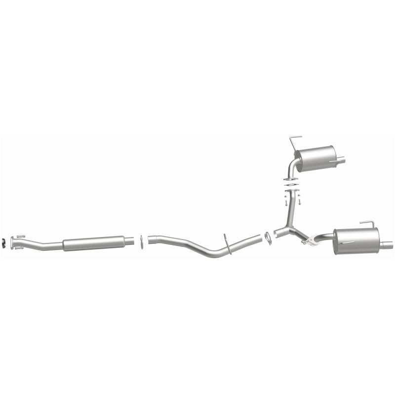 Fits 2008-2013 Subaru Direct-Fit Replacement Exhaust System 106-0133 aluminized steel