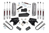 Fits Ford Bronco 4WD (80-96) 4" Lift Kit; Quad Front Shocks; Rear Blocks; 465B33