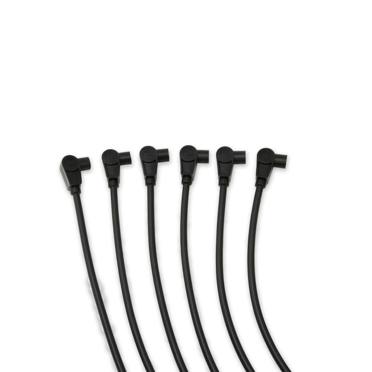 Spark Plug Wire Set Universal 8mm Silicone Spiro Pro 350 ohm/ft Black 72096