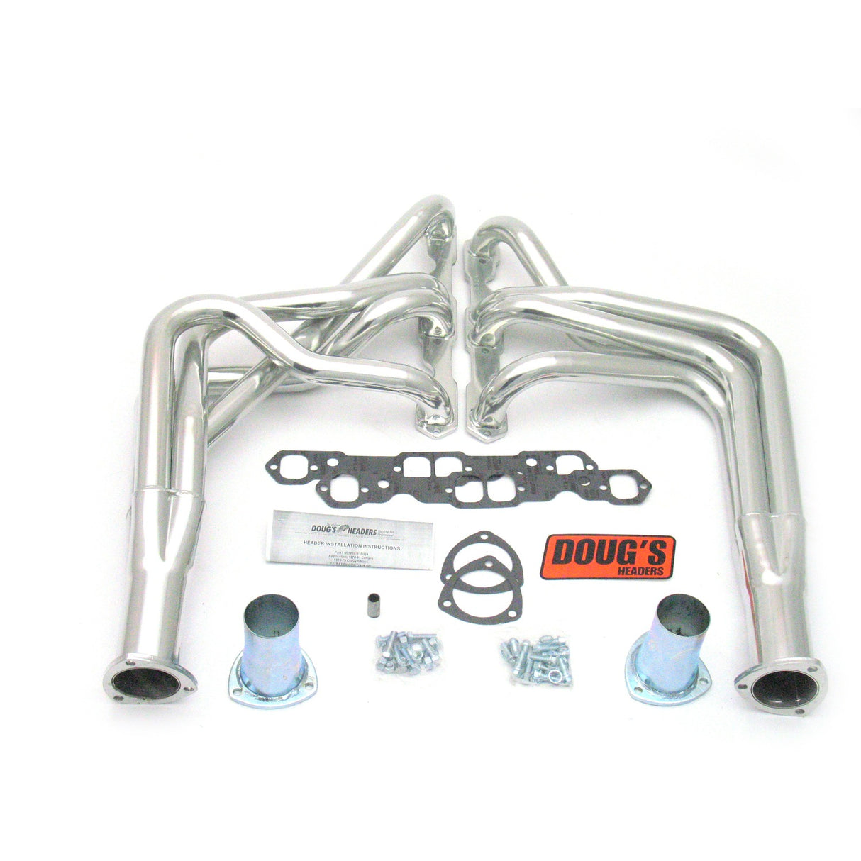 Long Tube Headers for 70-81 GM F Body 265-400 SBC 1-3/4in Primary D324