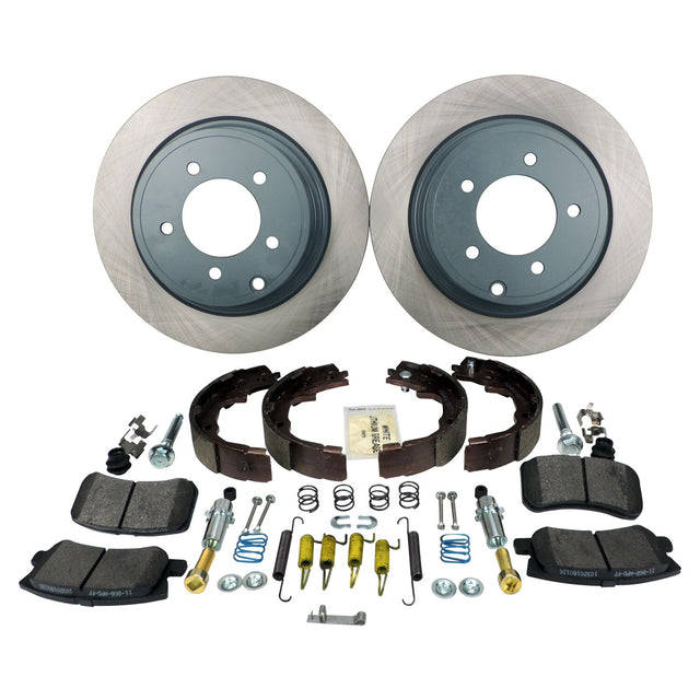2007-2017 Jeep MK Compass w/ 11.89" Rotors Disc Brake Service Kit 4743999K