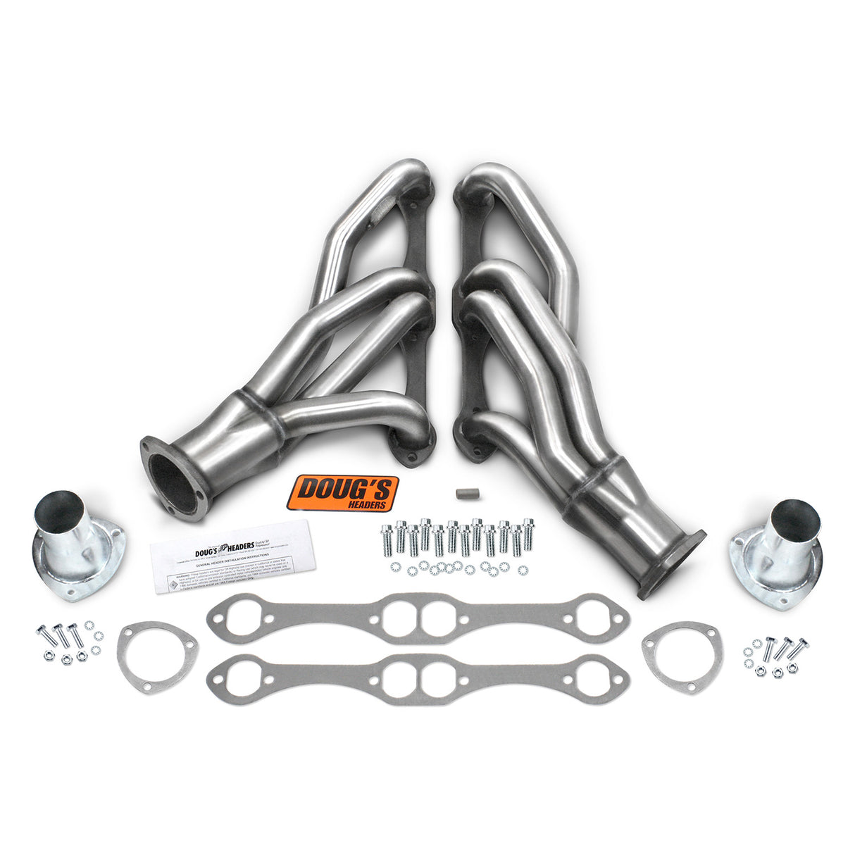 Mid-Length Headers for 64-92 GM F G/A Body 265-400 SBC 1-5/8in Primary D304-SS