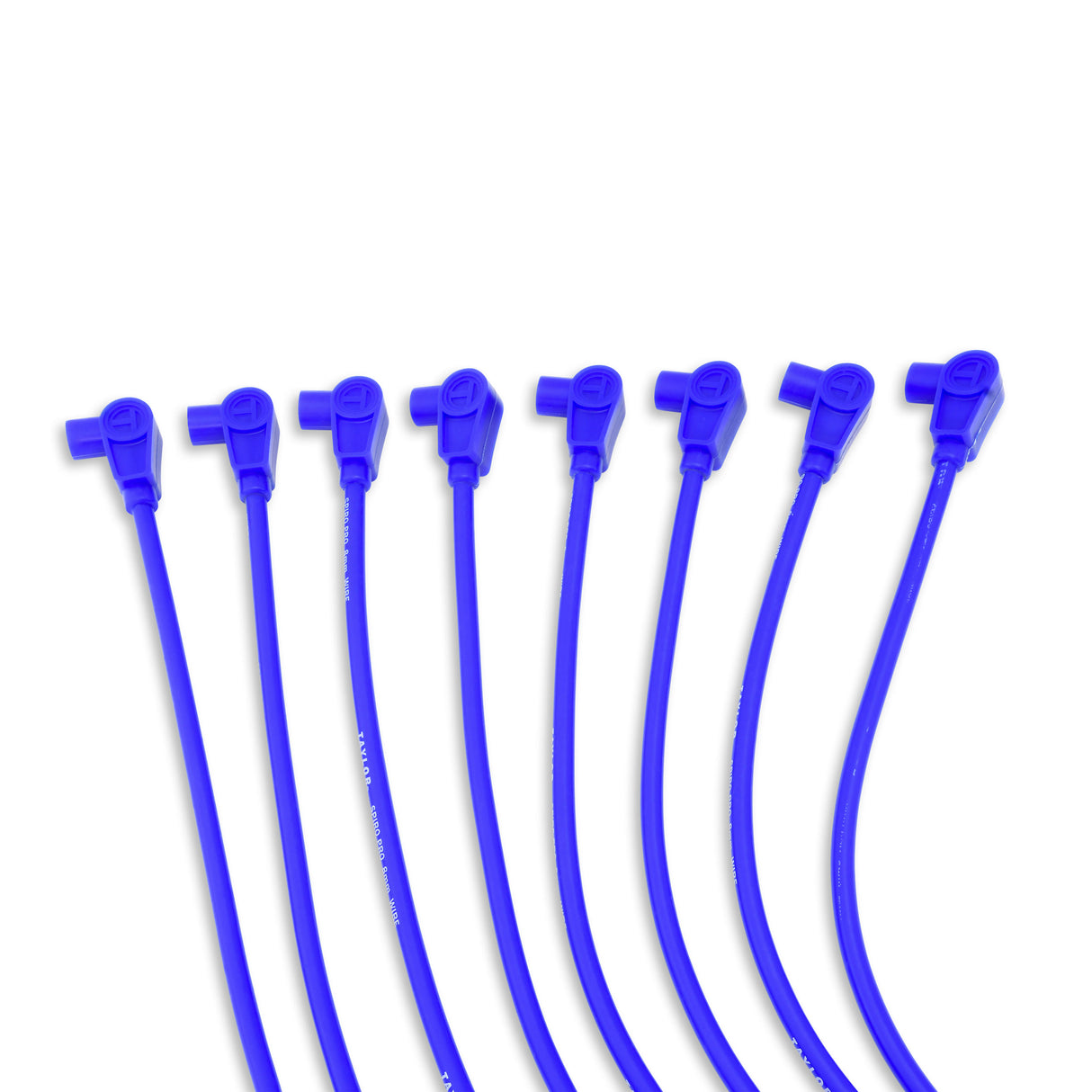 Spark Plug Wire Set Universal 8mm Silicone Spiro Pro 350 ohm/ft Blue 74606