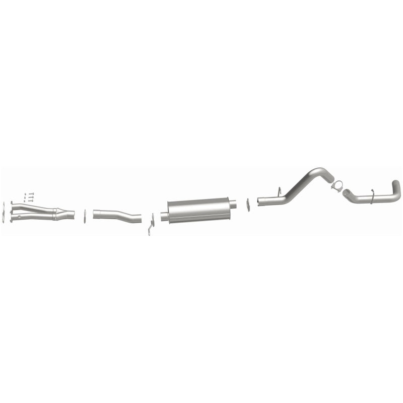 Fits 1996-1999 Chevy C1500 Suburban Direct-Fit Replacement Exhaust 106-0473 steel