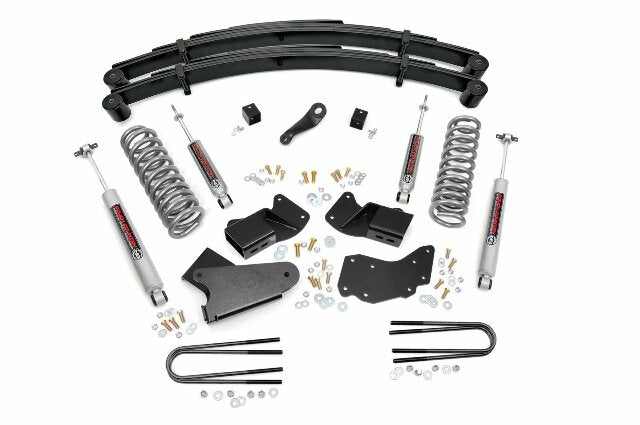Fits Ford Bronco II 4WD (1984-1990) 4 Inch Lift Kit; Rear Springs; 48530