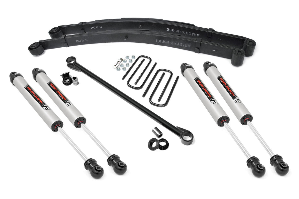 Fits Ford F-250/F-350 SD (99-04) 2.5" Leveling Kit; Leaf Spring ; V2; 48970