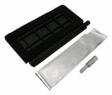 Fits 1997-2000 Jeep Wrangler TJ Wrangler HVAC Blend Door Repair Kit; 4897610AA black