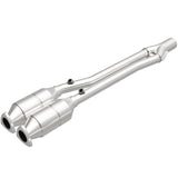 MagnaFlow direct-fit catalytic converter fits 2004-2006 Audi TT Quattro 3.2L and 2004 Volkswagen R32 3.2L stainless steel CARB compliant OBDII 49013