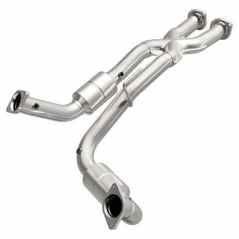 MagnaFlow direct-fit catalytic converter for 2006-2010 Jeep Grand Cherokee stainless steel CARB compliant OBDII 49046