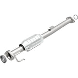 MagnaFlow direct-fit catalytic converter fits 1999-2003 Chevrolet Tracker and Suzuki Vitara, this and 1999-2002 Vitara 1.6/2 1.6 inch inlet/outlet stainless steel CARB compliant OB