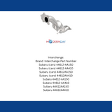 MagnaFlow direct-fit catalytic converter fits 2002-2007 WRX/STi frt stainless steel CARB compliant OBDII 49162