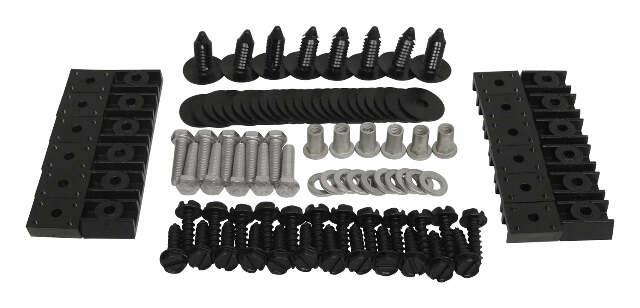 Jeep Metal Black Fender Flare Hardware Kit - 4918K