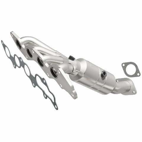 MagnaFlow direct-fit catalytic converter fits 2006-2009 Ford Fusion and Mercury Milan, this and 2006 Ford Fusion 2.3L stainless steel CARB compliant OBDII 49203