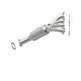 MagnaFlow direct-fit catalytic converter fits 2006-2009 Ford Fusion and Mercury Milan, this and 2006 Ford Fusion 2.3L stainless steel CARB compliant OBDII 49203