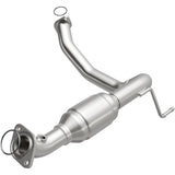 MagnaFlow direct-fit catalytic converter fits 2003-2009 Toyota 4Runner and 2007-2009 Toyota FJ Cruiser, this and 2005-2007 4-Run/FJ driver side rr driver side stainless steel CARB 