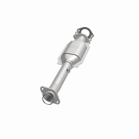 MagnaFlow direct-fit catalytic converter fits 2004-2015 Nissan Titan, 2005-2015 Nissan Armada, and more, this and 07 Titan 5.6L passenger side rr 5.6L passenger side stainless stee