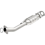 MagnaFlow direct-fit catalytic converter fits 2004-2015 Nissan Titan, 2005-2015 Nissan Armada, and more, this and 07 Titan 5.6L driver side rr 5.6L driver side stainless steel CARB
