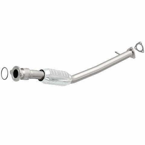 MagnaFlow direct-fit catalytic converter fits 2005-2009 Chevrolet Equinox and 2006-2009 Pontiac Torrent, this and 2005-2006 Equinox 3.4L stainless steel CARB compliant OBDII 49220