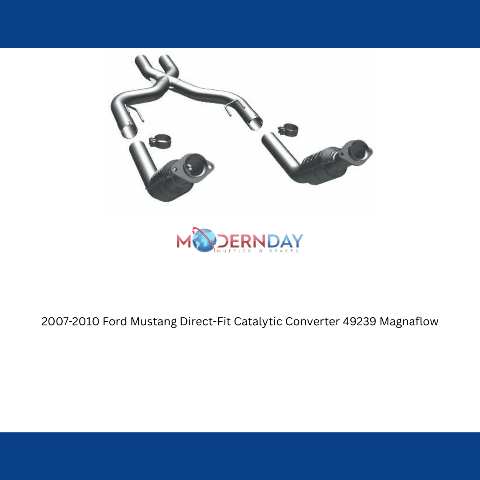MagnaFlow direct-fit catalytic converter for 2007-2010 Ford Mustang stainless steel CARB compliant OBDII 49239