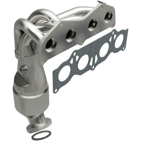MagnaFlow direct-fit catalytic converter fits 2002-2009 Toyota Camry 2.4L and 2002-2008 Toyota Solara 2.4L stainless steel CARB compliant OBDII 49291
