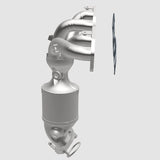 MagnaFlow catalytic converter for 2007-2018 Nissan Altima stainless steel CARB compliant OBDII