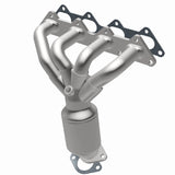 MagnaFlow direct-fit catalytic converter fits 2001-2005 Dodge Stratus, 2000-2005 Mitsubishi Eclipse, and more, this and 2001-2003 Galant 2.4L mani 2.4L stainless steel CARB complia