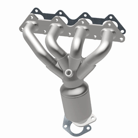 MagnaFlow direct-fit catalytic converter fits 2001-2005 Dodge Stratus, 2000-2005 Mitsubishi Eclipse, and more, this and 2001-2003 Galant 2.4L mani 2.4L stainless steel CARB complia