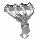 MagnaFlow direct-fit catalytic converter fits 2001-2005 Dodge Stratus, 2000-2005 Mitsubishi Eclipse, and more, this and 2001-2003 Galant 2.4L mani 2.4L stainless steel CARB complia