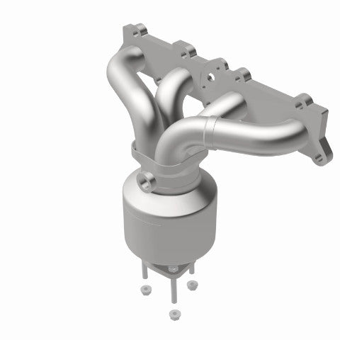 MagnaFlow direct-fit catalytic converter fits 1999-2002 Saturn SL2, Saturn SC2, and additional vehicles. Hardware is included to eliminate the hassle of working with corroded facto