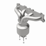 MagnaFlow direct-fit catalytic converter fits 1999-2002 Saturn SL2, Saturn SC2, and additional vehicles. Hardware is included to eliminate the hassle of working with corroded facto