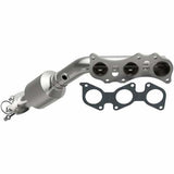 MagnaFlow direct-fit catalytic converter fits 2005-2011 Toyota Tacoma, 2003-2009 Toyota 4Runner, and more, this and 2005-2009 Taco 4L driver side mani driver side stainless steel C