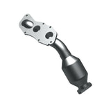 MagnaFlow direct-fit catalytic converter fits 2005-2011 Toyota Tacoma, 2005-2009 Toyota 4Runner, and more, this and 2005-2009 Taco 4L passenger side mani passenger side stainless s