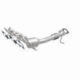 MagnaFlow direct-fit catalytic converter for 2007-2008 Mazda 2 inch inlet 2.3 inch outlet stainless steel CARB compliant OBDII 49345