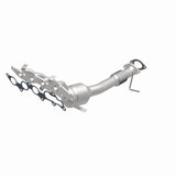 MagnaFlow direct-fit catalytic converter for 2007-2008 Mazda 2 inch inlet 2.3 inch outlet stainless steel CARB compliant OBDII 49345