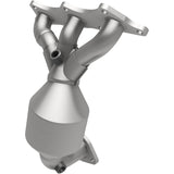 MagnaFlow direct-fit catalytic converter fits 2006-2011 Mitsubishi Endeavor, 2006-2012 Mitsubishi Eclipse, and more, this and 2006-2009 Eclipse 3.8 ft manf O 3.8 inch inlet/outlet 