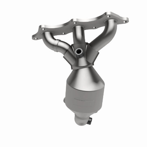 MagnaFlow direct-fit catalytic converter fits 2006-2011 Mitsubishi Endeavor, 2006-2012 Mitsubishi Eclipse, and more, this and 2006-2009 Eclipse 3.8 ft manf O 3.8 inch inlet/outlet 