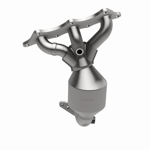 MagnaFlow direct-fit catalytic converter fits 2006-2011 Mitsubishi Endeavor, 2006-2012 Mitsubishi Eclipse, and more, this and 2006-2009 Eclipse 3.8 ft manf O 3.8 inch inlet/outlet 