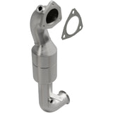 MagnaFlow direct-fit catalytic converter fits 2007-2015 Mini Cooper, 2011-2016 Mini Cooper Countryman, and more, this and 2007-2009 Cooper S turbo frt OE stainless steel CARB compl