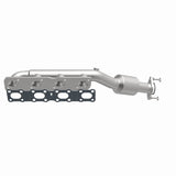 MagnaFlow direct-fit catalytic converter fits 2004-2015 Nissan Titan, 2005-2015 Nissan Armada, and more, this and 07 Titan 5.6L passenger side manif 5.6L passenger side stainless s
