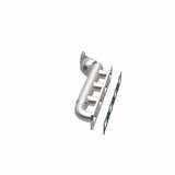 MagnaFlow direct-fit catalytic converter fits 2004-2015 Nissan Titan, 2005-2015 Nissan Armada, and more, this and 07 Titan 5.6L passenger side manif 5.6L passenger side stainless s
