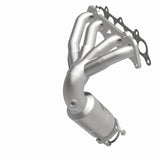 MagnaFlow direct-fit catalytic converter fits 1997-2001 Toyota Camry and 1999-2001 Toyota Solara, this and 1997-2001 Camry 2.2 manif 2.2 inch inlet/outlet stainless steel CARB comp