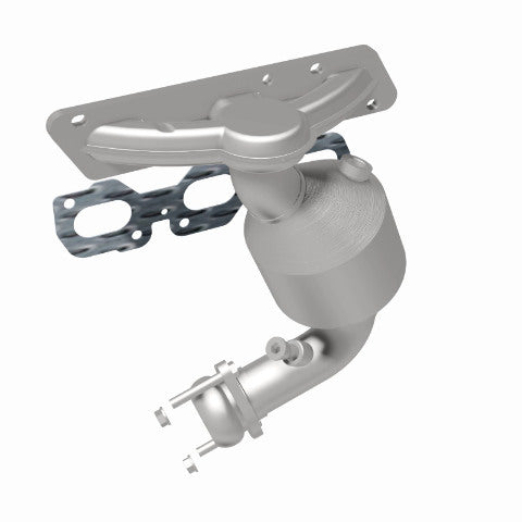 MagnaFlow direct-fit catalytic converter fits 2007-2008 Ford Escape, Mercury Mariner, and more, this and 08 Escape 3.0L frt mani 3.0L stainless steel CARB compliant OBDII 49376