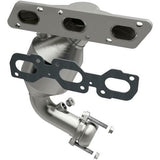 MagnaFlow direct-fit catalytic converter fits 2007-2008 Ford Escape, Mercury Mariner, and more, this and 08 Escape 3.0L frt mani 3.0L stainless steel CARB compliant OBDII 49376