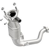MagnaFlow direct-fit catalytic converter fits 2001-2004 Ford Escape and Mazda Tribute, this and 2001-2004 Escape 2.0 2 inch inlet/outlet stainless steel CARB compliant 49379