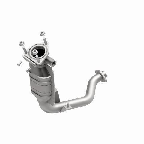 MagnaFlow direct-fit catalytic converter fits 2001-2004 Ford Escape and Mazda Tribute, this and 2001-2004 Escape 2.0 2 inch inlet/outlet stainless steel CARB compliant 49379