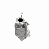 MagnaFlow direct-fit catalytic converter fits 2001-2004 Ford Escape and Mazda Tribute, this and 2001-2004 Escape 2.0 2 inch inlet/outlet stainless steel CARB compliant 49379